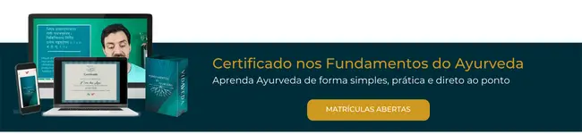 Banner para Certificado nos Fundamentos do Ayurveda